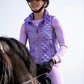 Mrs Ros Glossy Bodywarmer Lilac - Lavender Fields