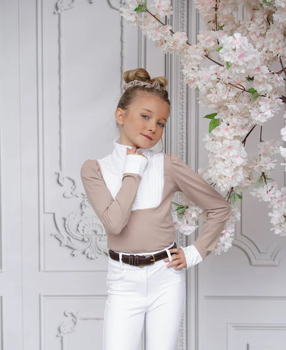 Joline Josephine Show Shirt Long Sleeve - Beige