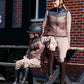 Mrs Ros Black Taupe Bodywarmer - Autumn Crush