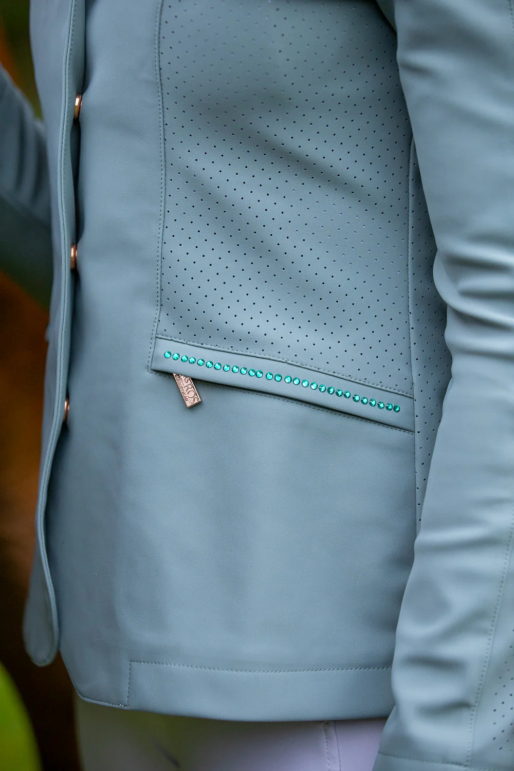 Mrs Ros Showjacket Green - Lavender Fields