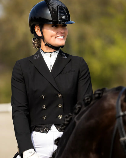 JuulC Dressage Tailcoat - Black Stardust - ON ORDER - DUE 18/08/26