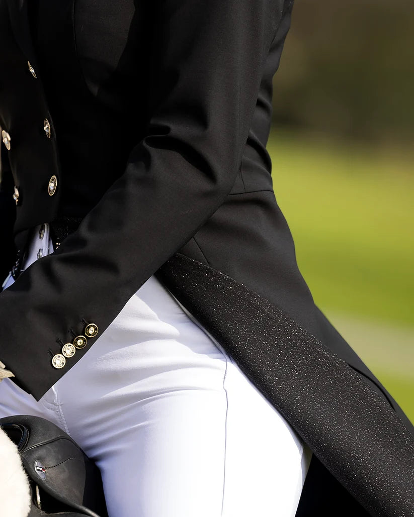 JuulC Dressage Tailcoat - Black Stardust - ON ORDER - DUE 18/08/26