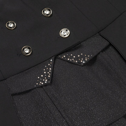 JuulC Dressage Tailcoat - Black Stardust - ON ORDER - DUE 18/08/26