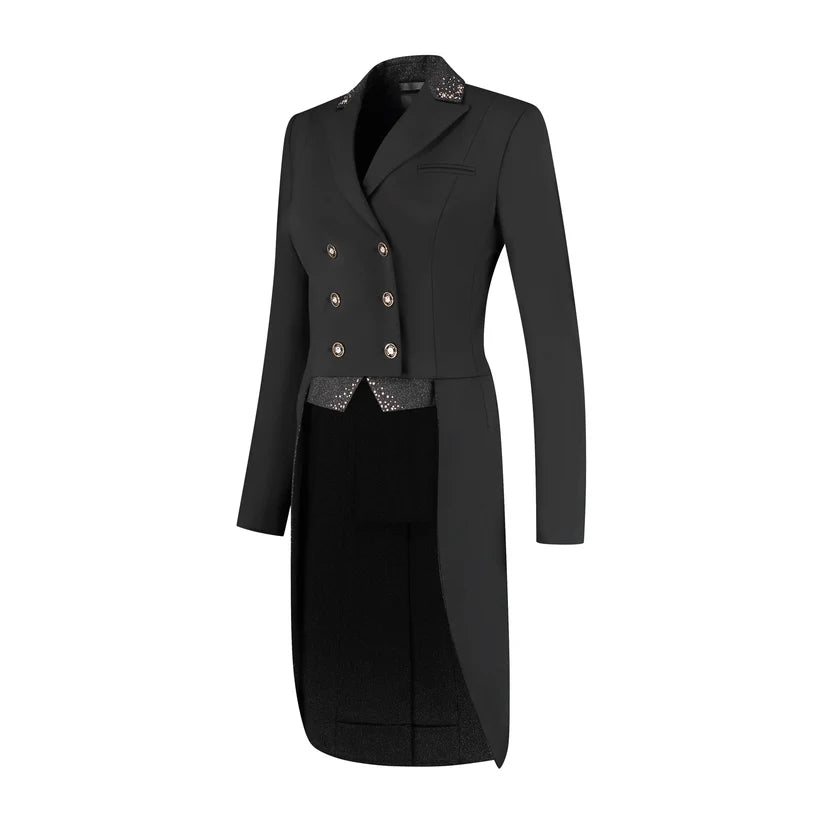 JuulC Dressage Tailcoat - Black Stardust - ON ORDER - DUE 18/08/26