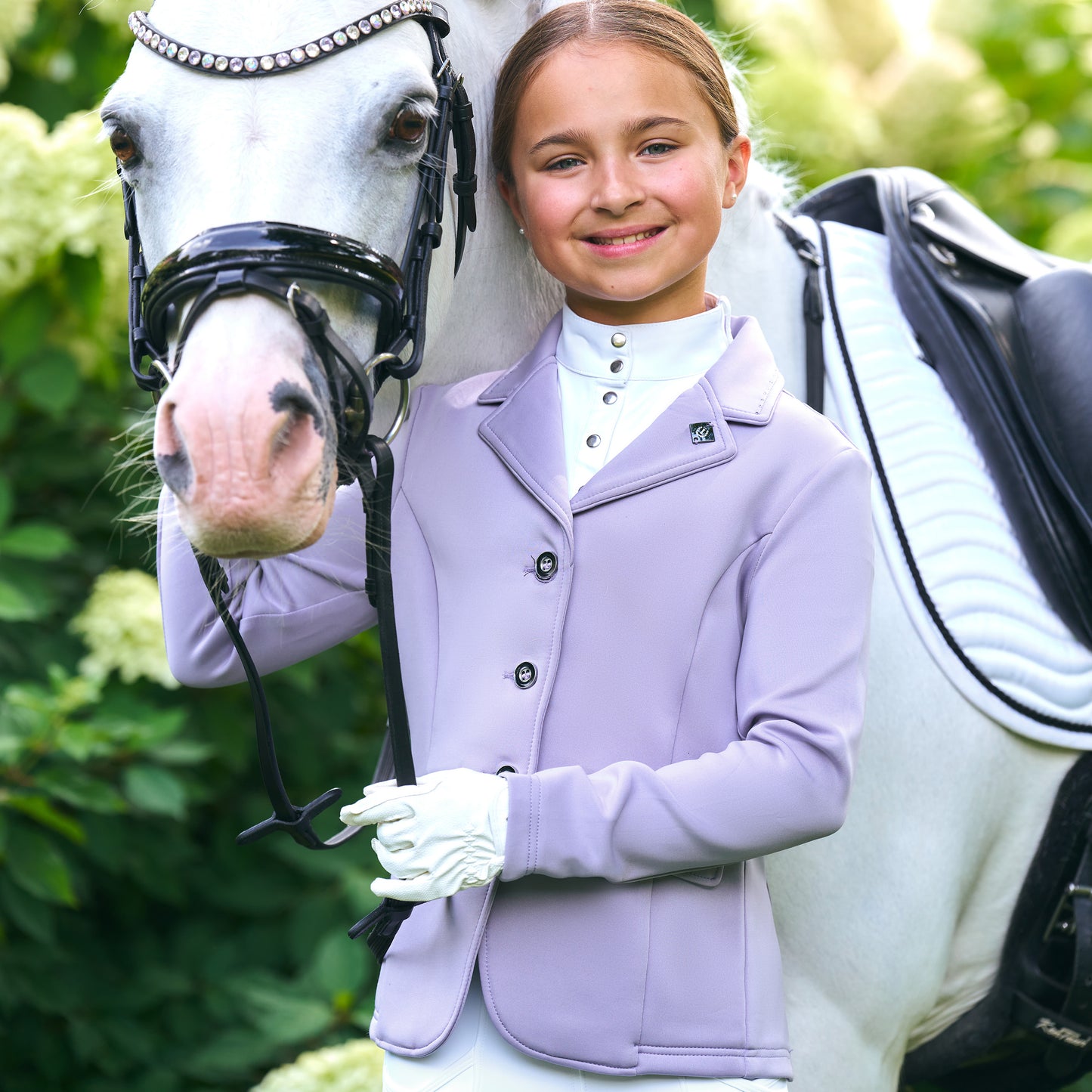Imperial Riding Kids Competition Jacket IRHBasic Glam - Candy Floss and Wisteria