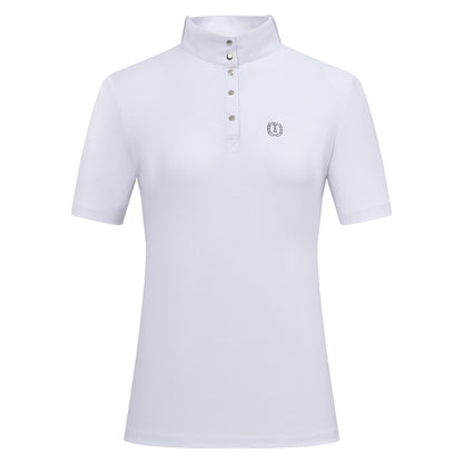 Imperial Riding Competition Shirt IRHBasic - Ladies - White and Navy