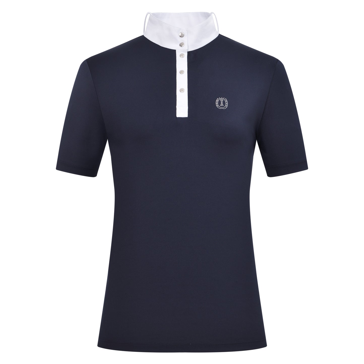 Imperial Riding Competition Shirt IRHBasic - Ladies - White and Navy