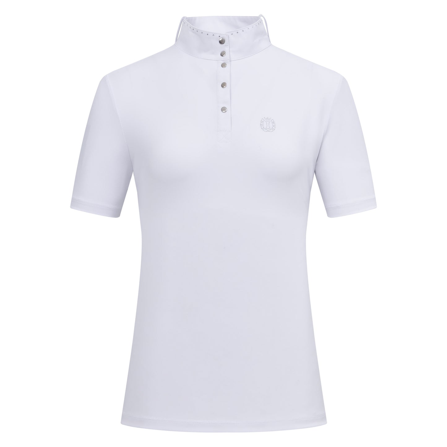 Imperial Riding Competition Shirt IRHBasic Glam - Ladies - White and Navy