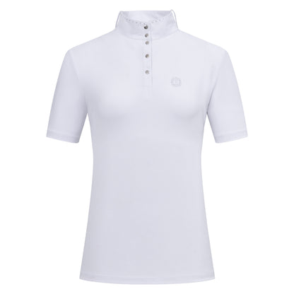 Imperial Riding Competition Shirt IRHBasic Glam - Ladies - White and Navy