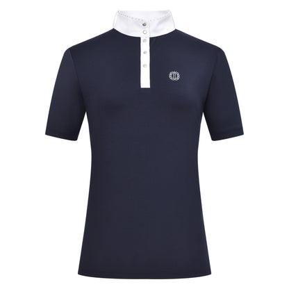 Imperial Riding Competition Shirt IRHBasic Glam - Ladies - White and Navy