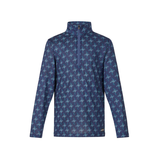 Kerrits - Kids Keystone Ice Fil Long Sleeve Shirt - Print - Kids Small Only