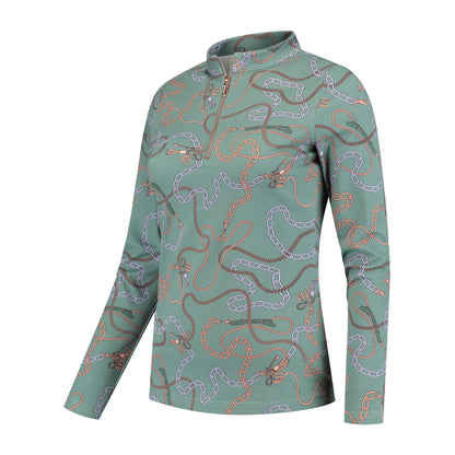 Mrs Ros LS Lavender Fields Training Top - Chain