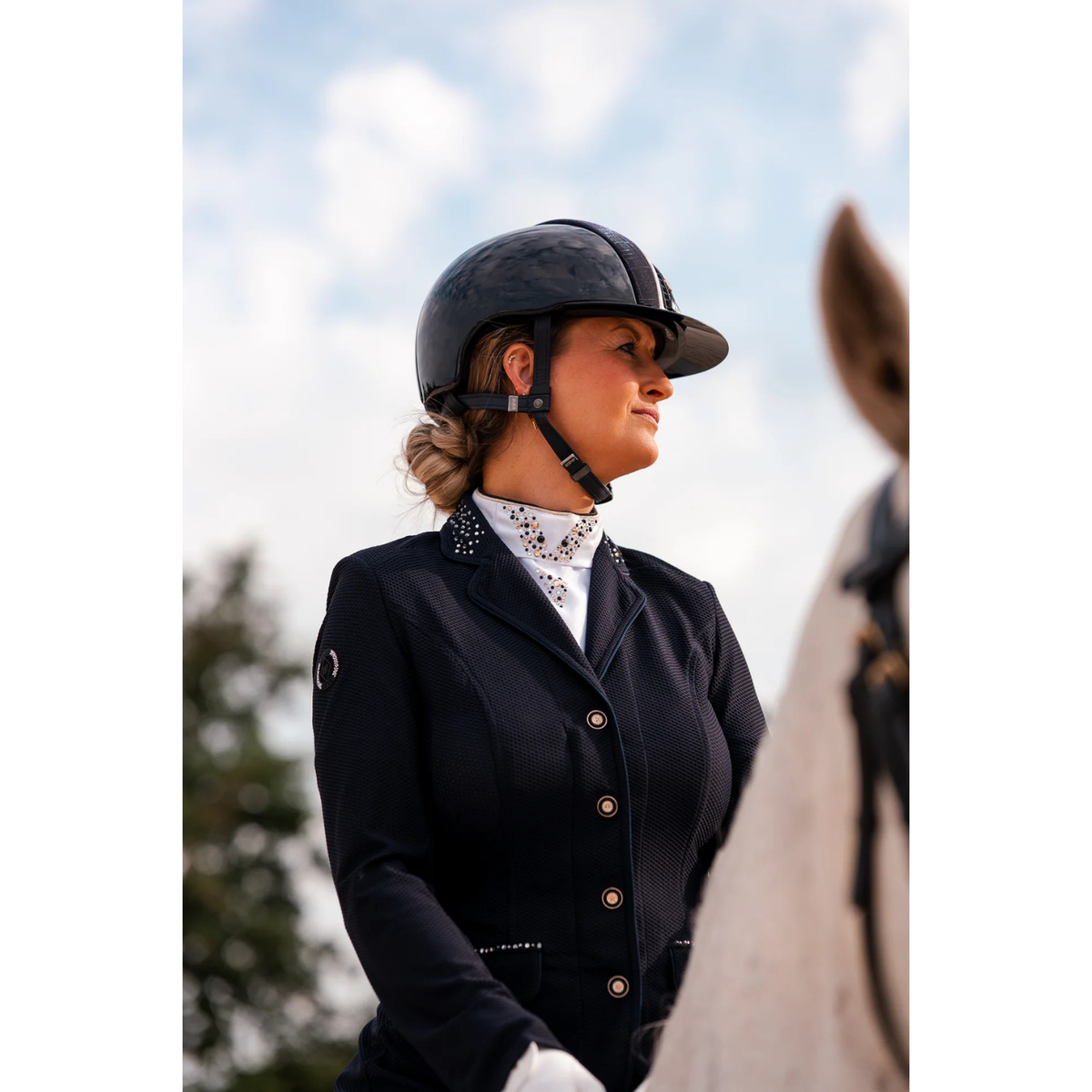 Mrs Ros Showjacket Crystal - Navy