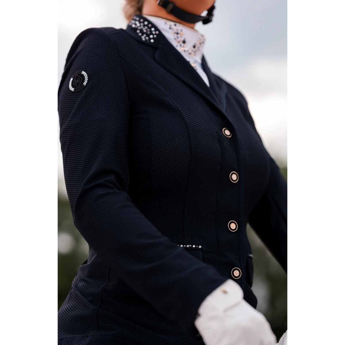 Mrs Ros Showjacket Crystal - Navy