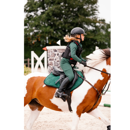 Mrs Ros Close Contact Jump Saddle Pad - Dark Forest