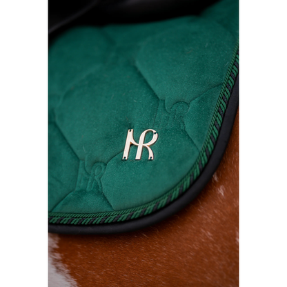 Mrs Ros Close Contact Jump Saddle Pad - Dark Forest