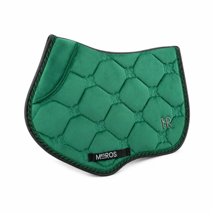 Mrs Ros Close Contact Jump Saddle Pad - Dark Forest