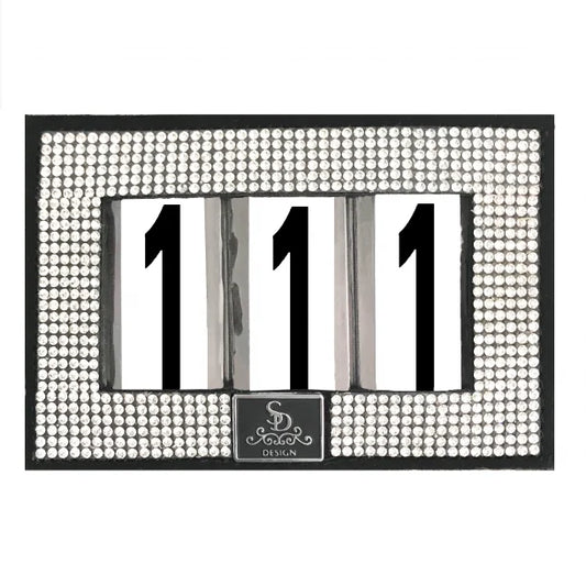 SD Design Moviestar Number Holder - Black/Crystal