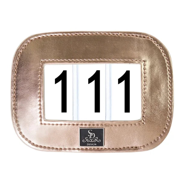 SD Design Number Holder - Rose Gold