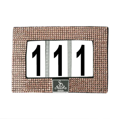 SD Design Moviestar Number Holder - Black/Rose Gold