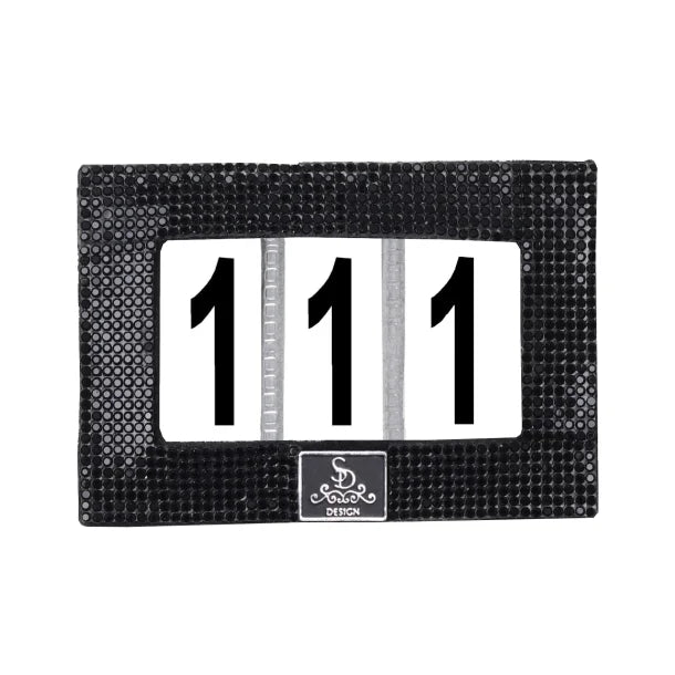 SD Design Moviestar Number Holder - Black/Black