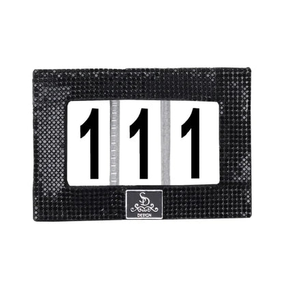 SD Design Moviestar Number Holder - Black/Black