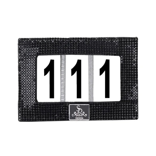 SD Design Moviestar Number Holder - Black/Black