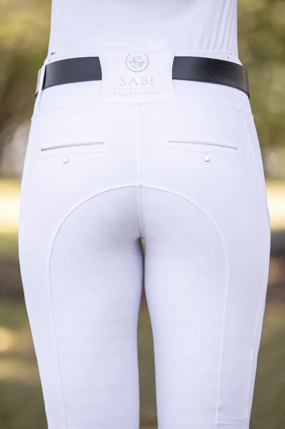 Sabi Sculpt Performance Hybrid Breeches - Winter White