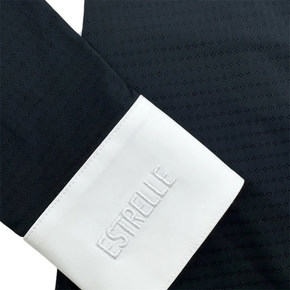 Estrelle Design Crystal Chain Competition Shirt LS - Navy