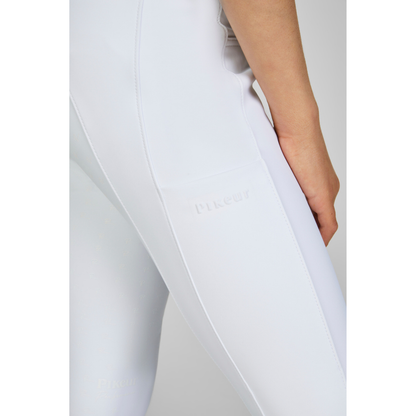 Pikeur Youth Braddy Midwaist GripTec Full Seat - White