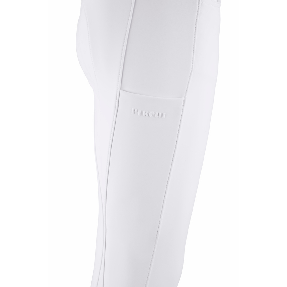 Pikeur Youth Braddy Midwaist GripTec Full Seat - White