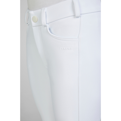 Pikeur Youth Braddy Midwaist GripTec Full Seat - White