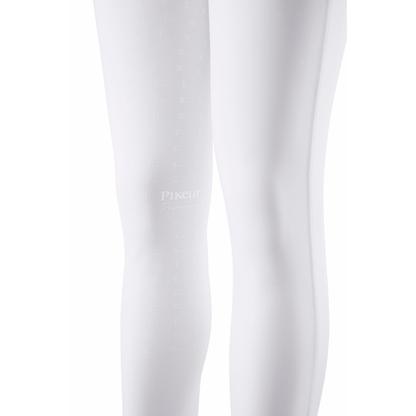 Pikeur Youth Braddy Midwaist GripTec Full Seat - White