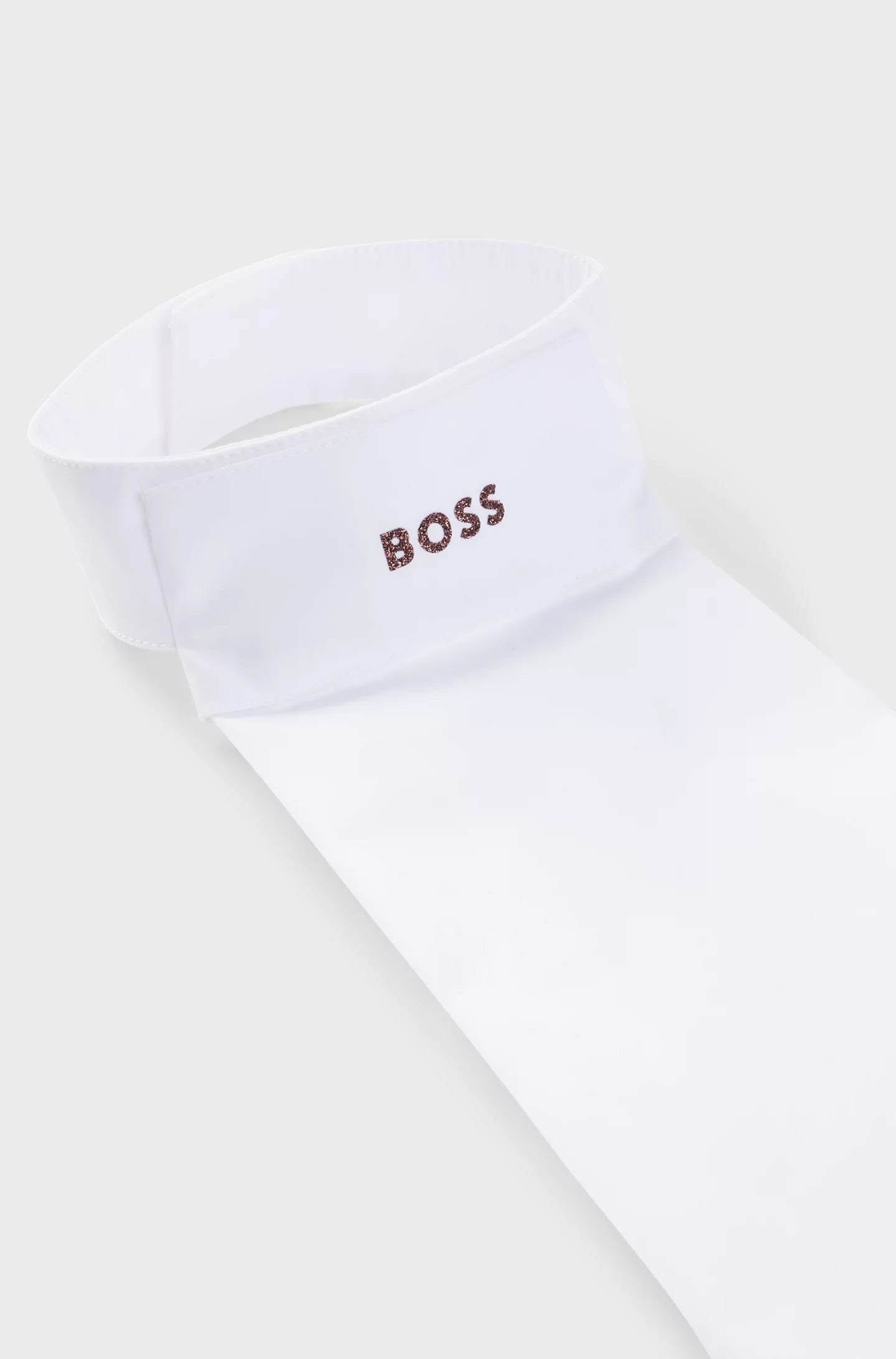 Boss Equestrian One-Piece Plastron (Stock) with Glitter Logo (Black)