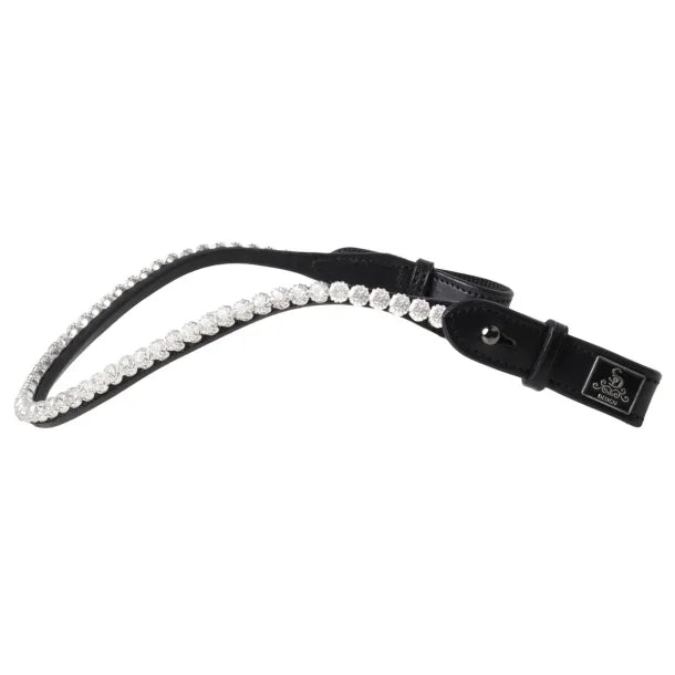 SD Design Rapsody Browband - Black/Clear