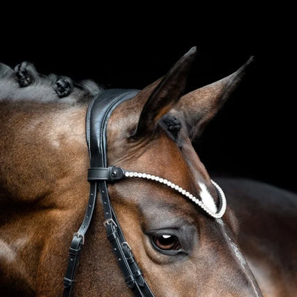 SD Design Rapsody Browband - Black/Clear