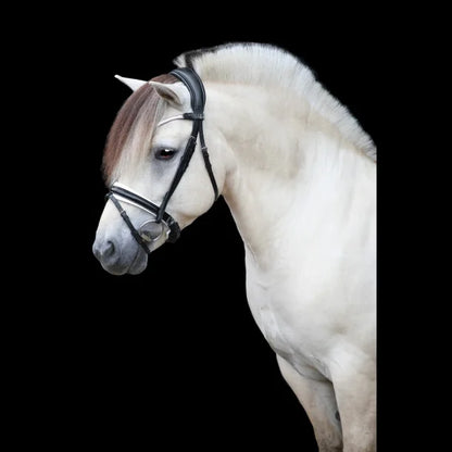 SD Design Gracieux Bridle - Black/White/Patent