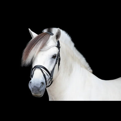 SD Design Gracieux Bridle - Black/White/Patent
