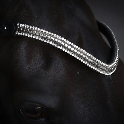 SD Design Crelido Browband - Black/Silver