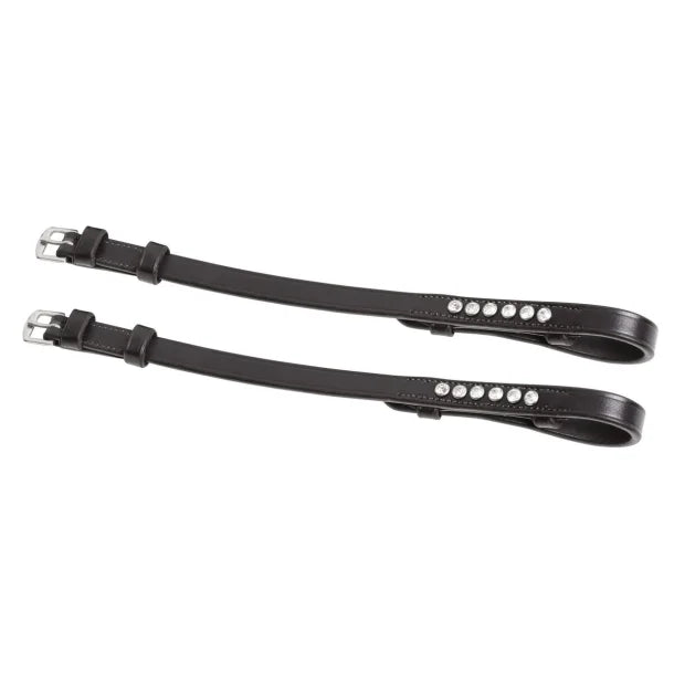 SD Design Cheek Piece with Crystals - Black