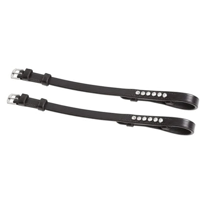 SD Design Cheek Piece with Crystals - Black