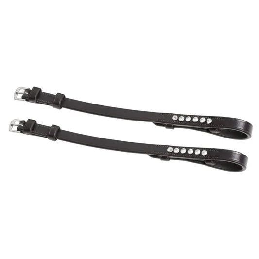 SD Design Cheek Piece with Crystals - Black
