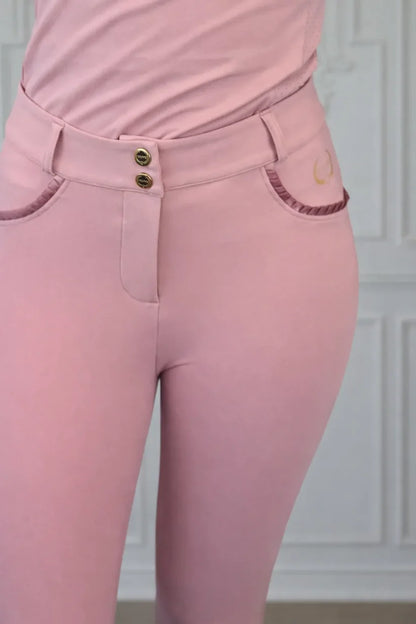 Joline Riding Pants - Cherry Blossom Pink