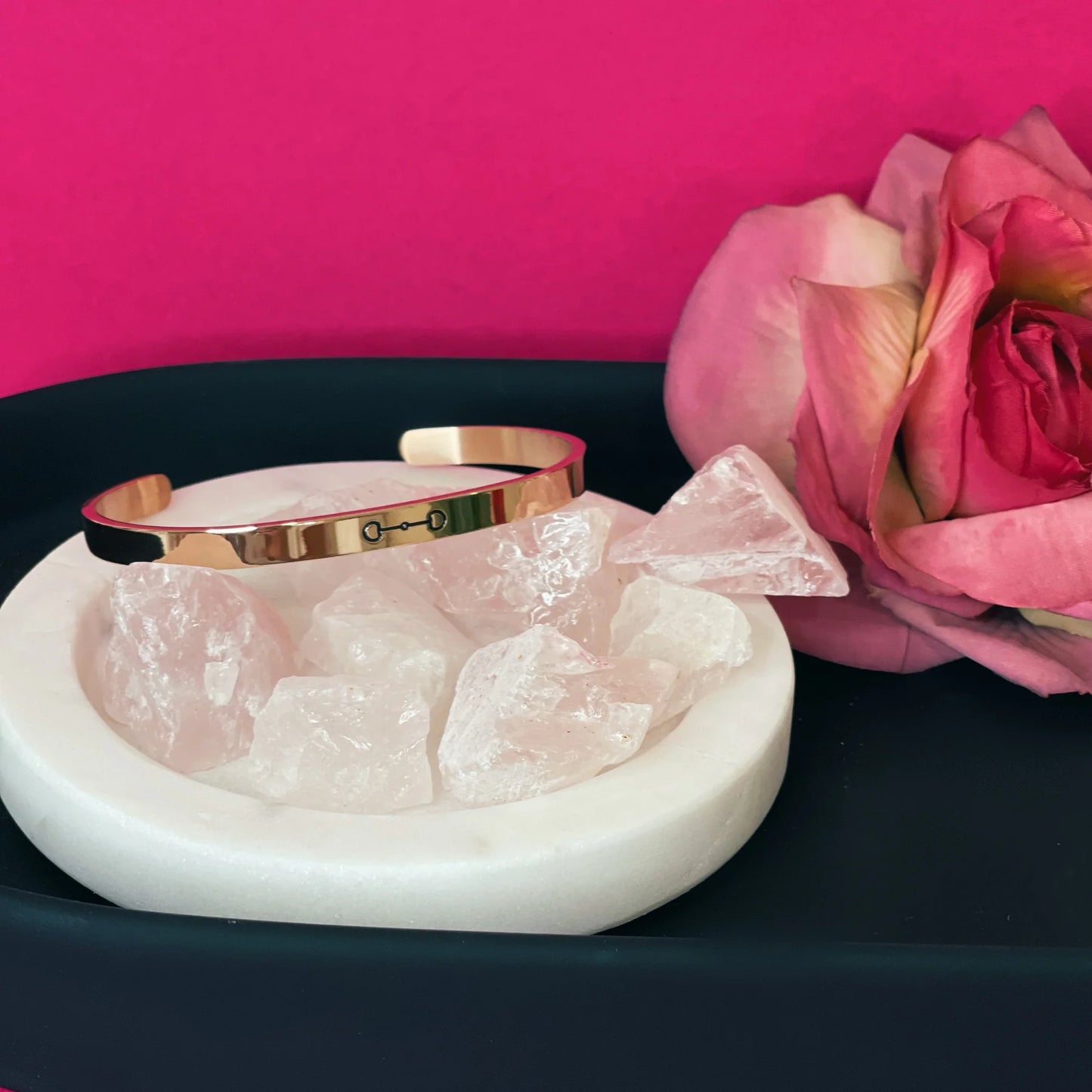 Cavallo Collections Snaffle Bit Adjustable Cuff