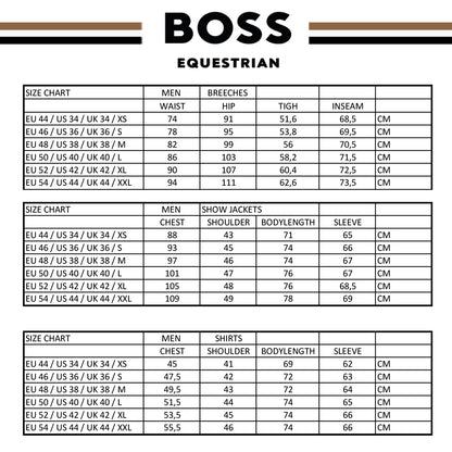 Boss Equestrian Men's Allen Competition Jacket - Black