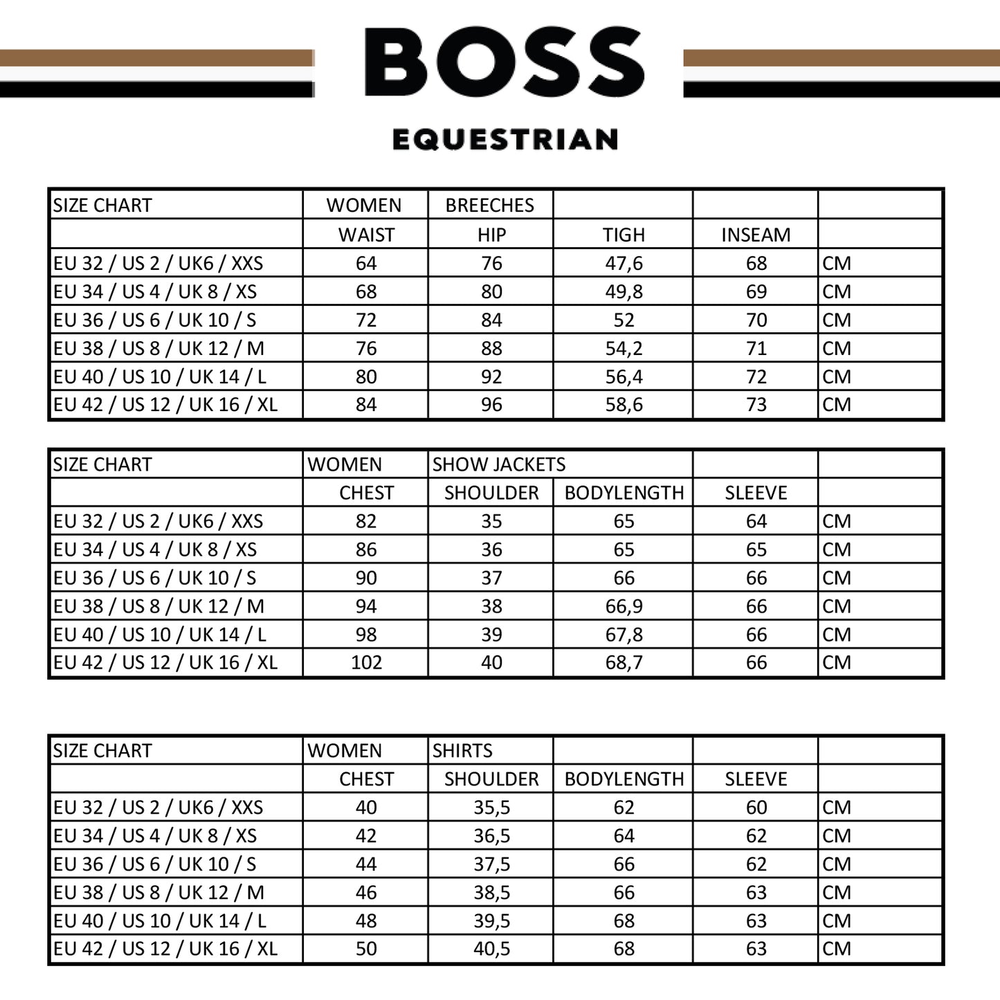 Boss Equestrian Ladies Lia Signature Stripe Training Shirt