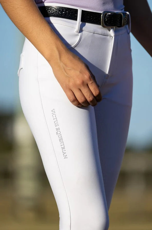 Victus Equestrian Luxe Breeches - White