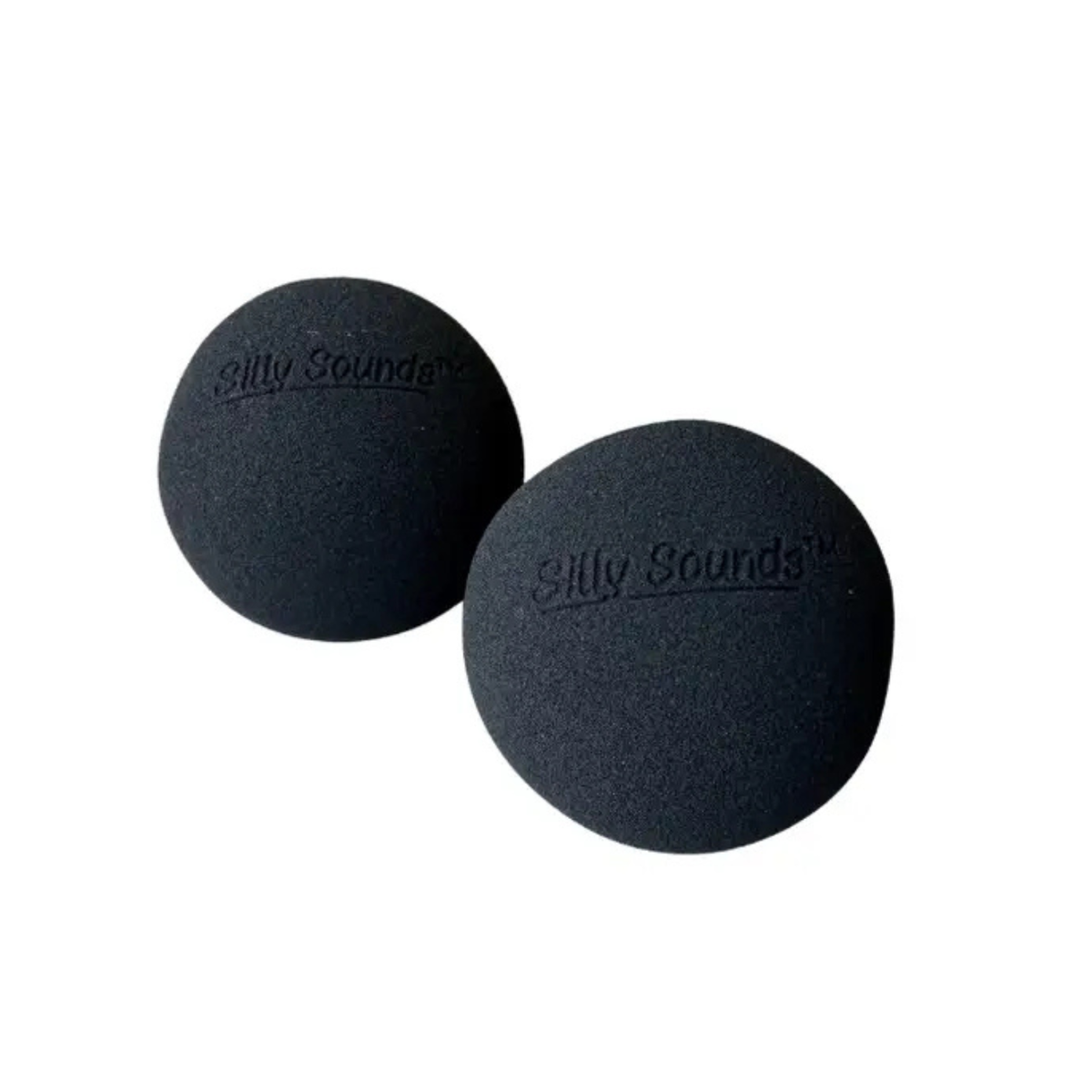 Silly Sounds Equine Ear Plugs - Black Sponge - Horse Size