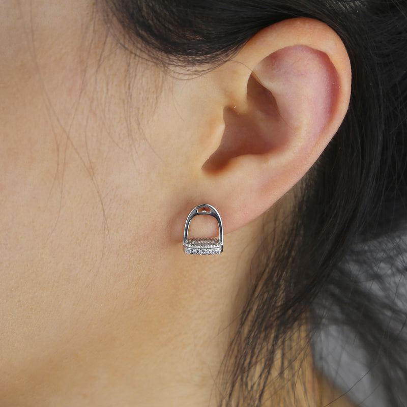 THD English Equestrian Stirrup Iron Earrings