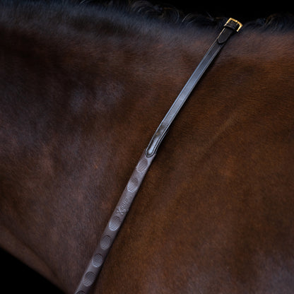 Imperial Riding Reins IRH Rubber with Thumb Grip